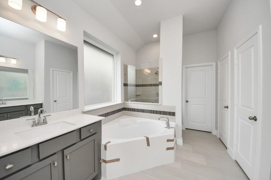 Furnished interior view inside a new home in Bridgeland: Heritage Collection, Cypress (Image 8).