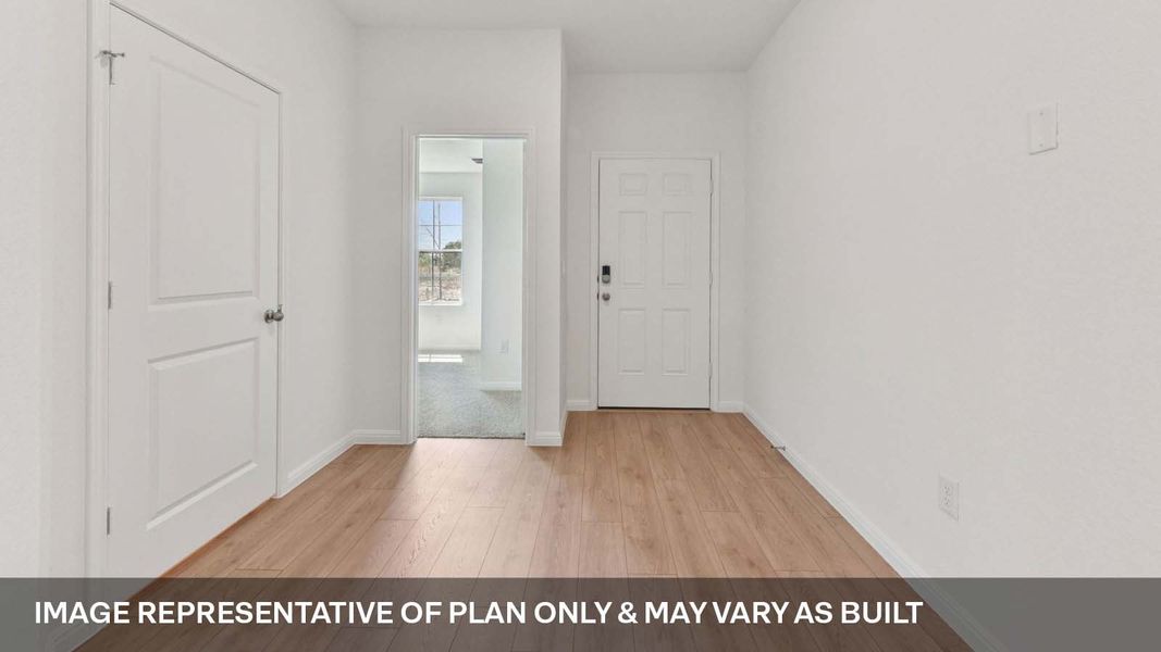 Representative unfurnished interior of a home built from the The Lakeway by D.R. Horton in Carillon, Manor (Image 13).