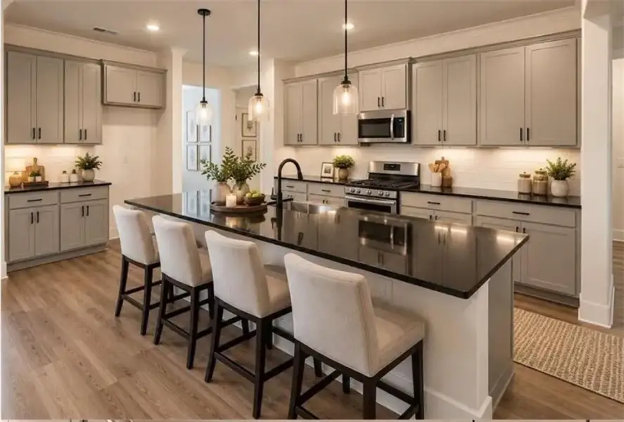 Furnished interior view inside a new home in , Villa Rica (Image 9).
