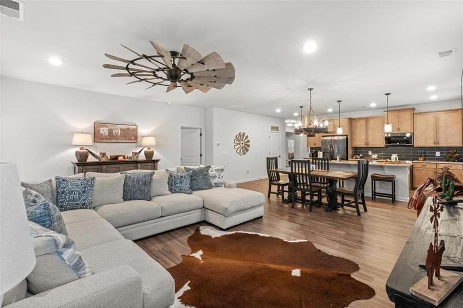 Furnished interior view inside a new home in Laurel Park, Cartersville (Image 15).