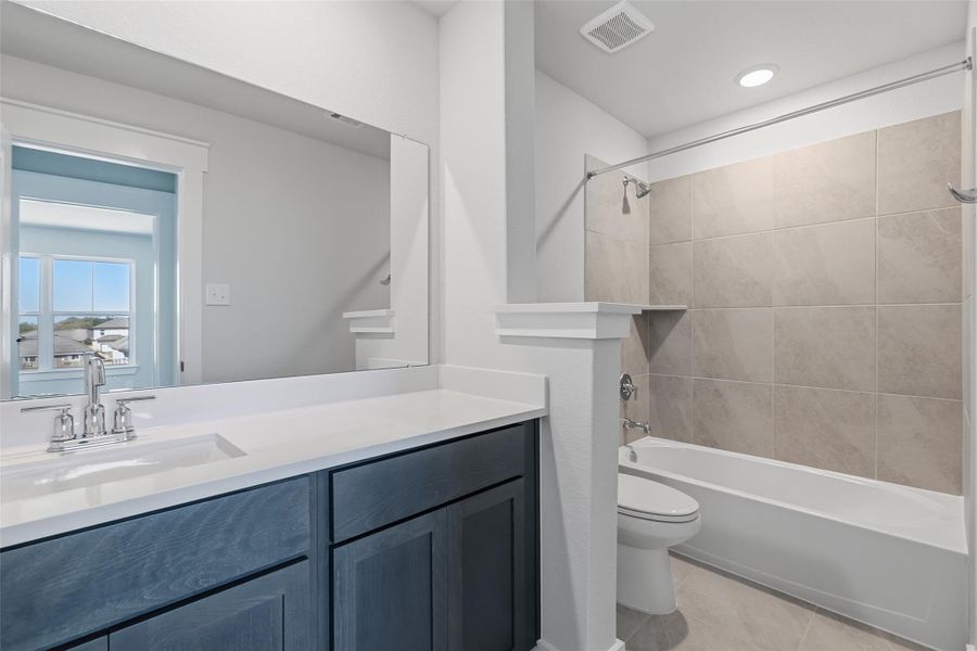Furnished interior view inside a new home in Colony at Pinehurst, Pinehurst (Image 12).