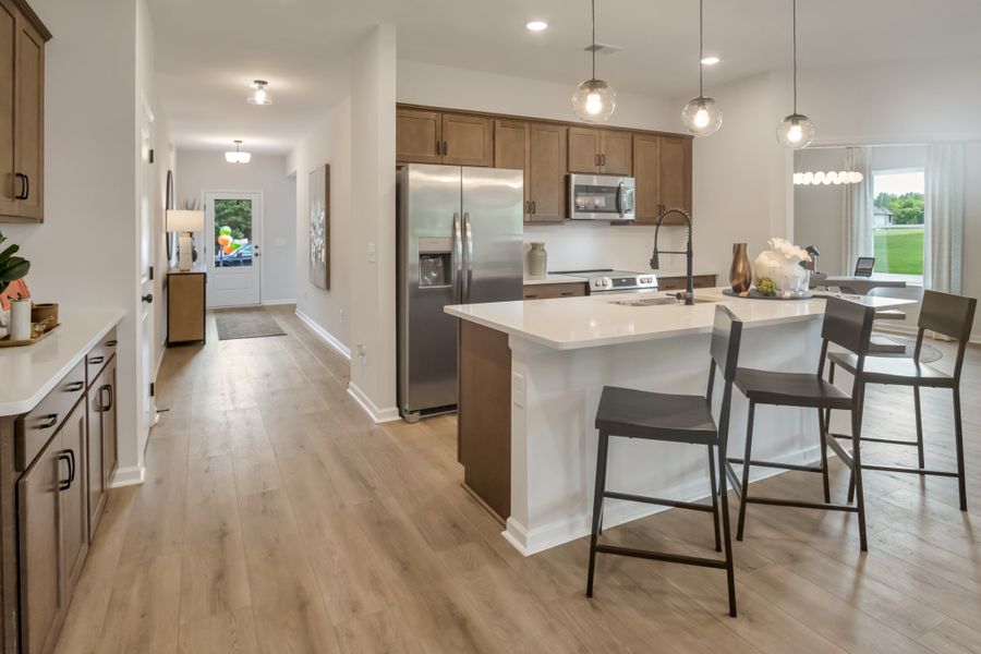 Furnished interior view inside a new home in The Oaks, Clarksville (Image 16).