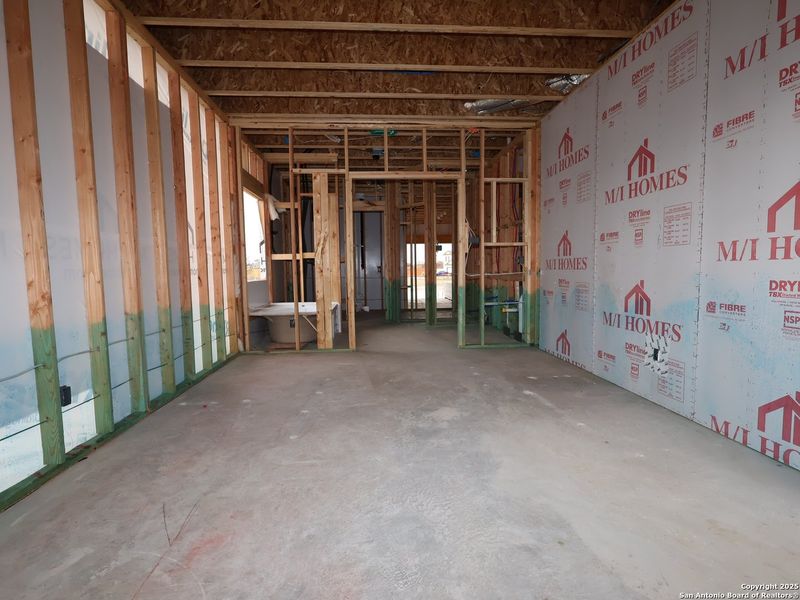 In-progress construction of a new home in Cinco Lakes, San Antonio, TX (Image 14).