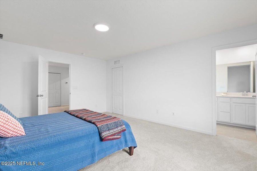 Furnished interior view inside a new home in Hardwick Farms: Hardwick Farms - Townhome Collection, Jacksonville (Image 14).