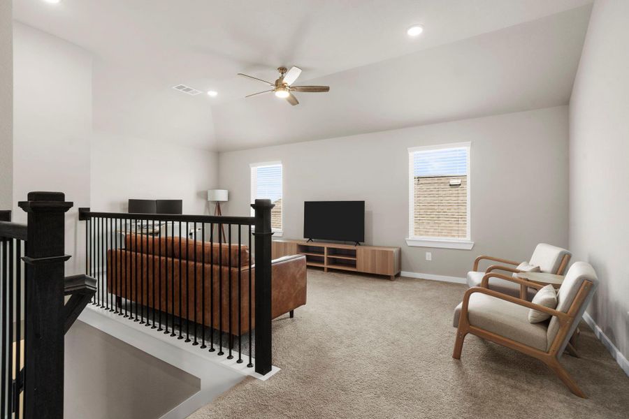 Oversized game room with room to spread out Oversized game room with room to spread out