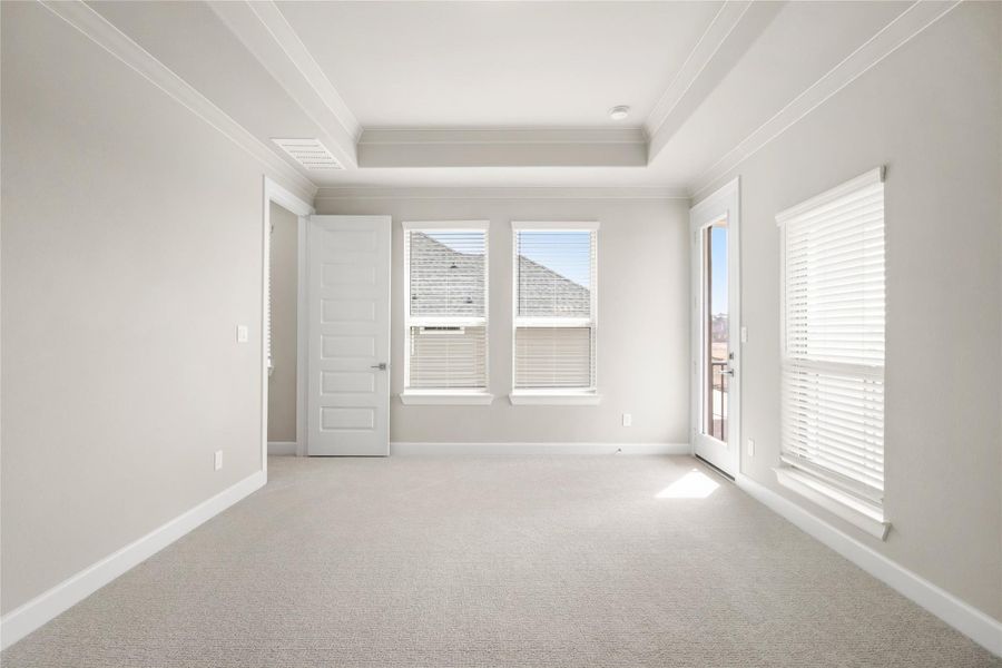 Spacious owner's suite