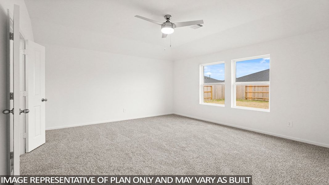 Spacious, unfurnished interior of a new home in Sunterra, Katy (Image 21).