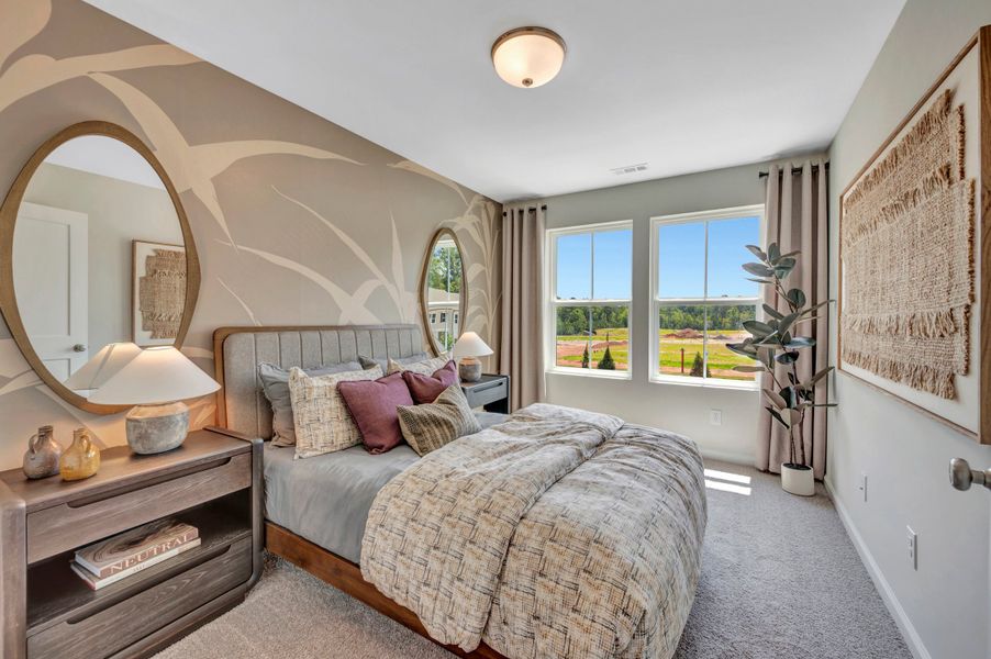Furnished interior view inside a new home in Townes on Leesville, Durham (Image 12).