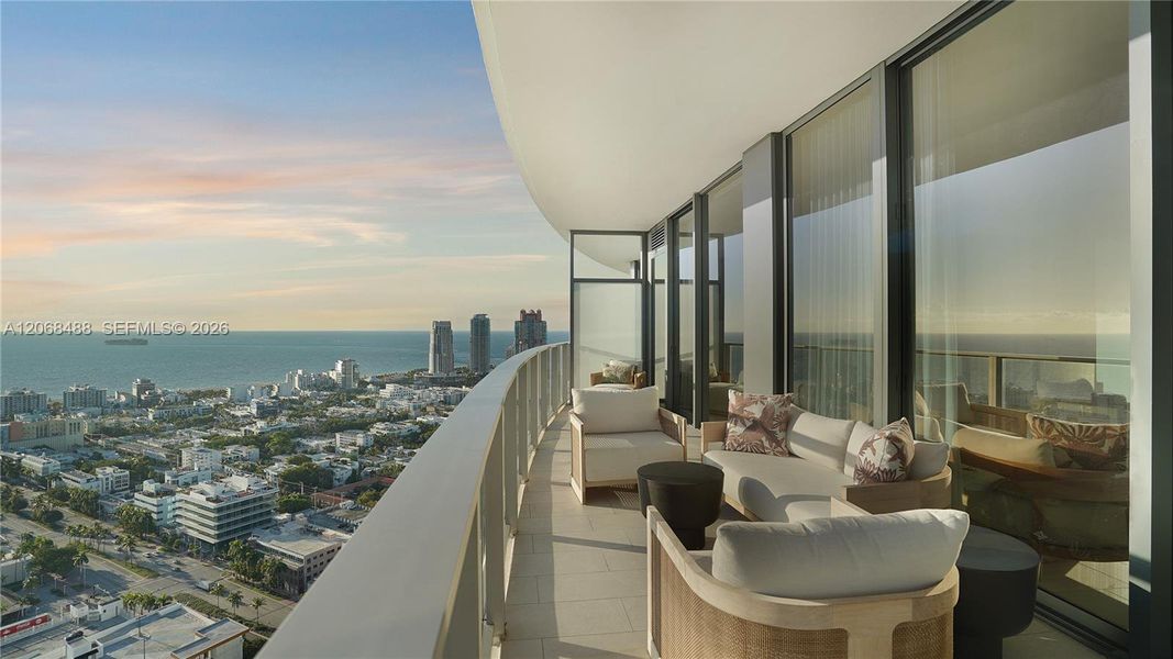 Condo located in Miami Beach, FL showcasing its design and architecture (Image 1). Condo located in Miami Beach, FL showcasing its design and architecture (Image 1).
