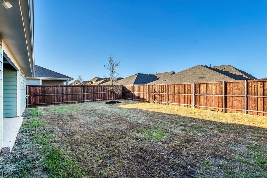 Exterior details and patio area of a home in Enclave at Pecan Creek, Krugerville (Image 3). Exterior details and patio area of a home in Enclave at Pecan Creek, Krugerville (Image 3).