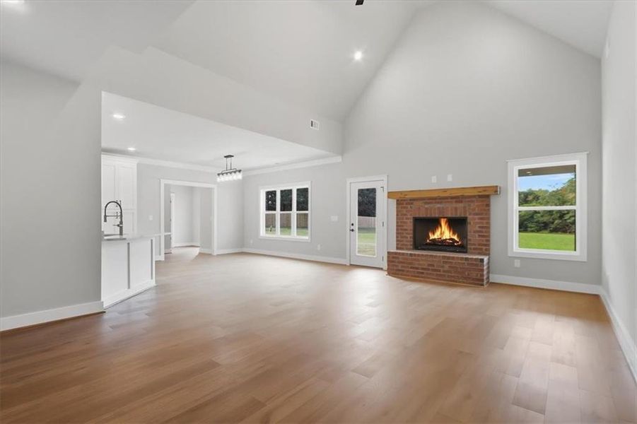 Spacious, unfurnished interior of a new home in , Monroe (Image 58). Spacious, unfurnished interior of a new home in , Monroe (Image 58).