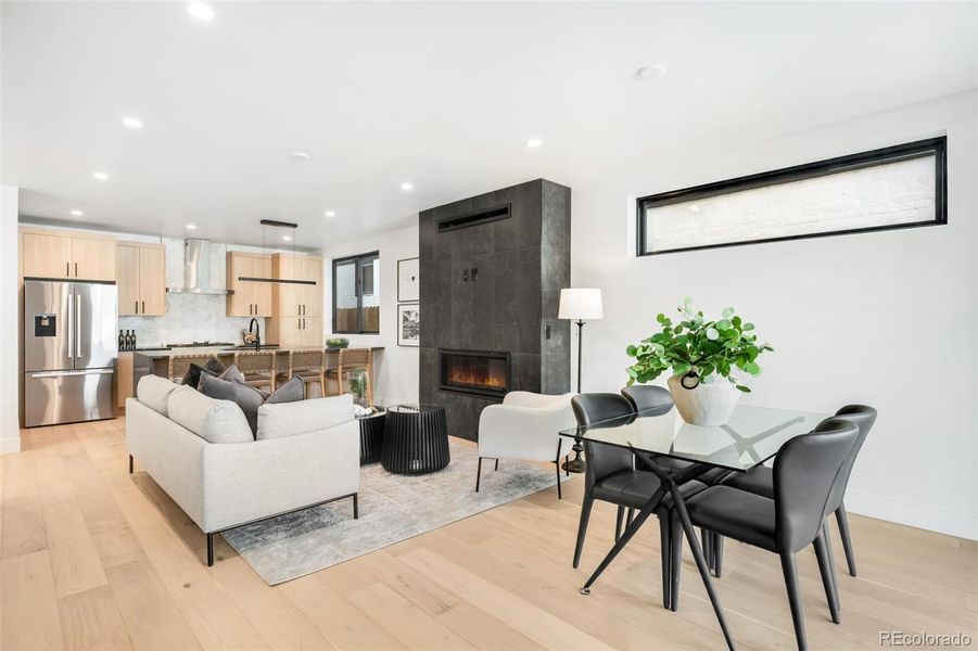 Furnished interior view inside a new home in , Denver (Image 7). Furnished interior view inside a new home in , Denver (Image 7).