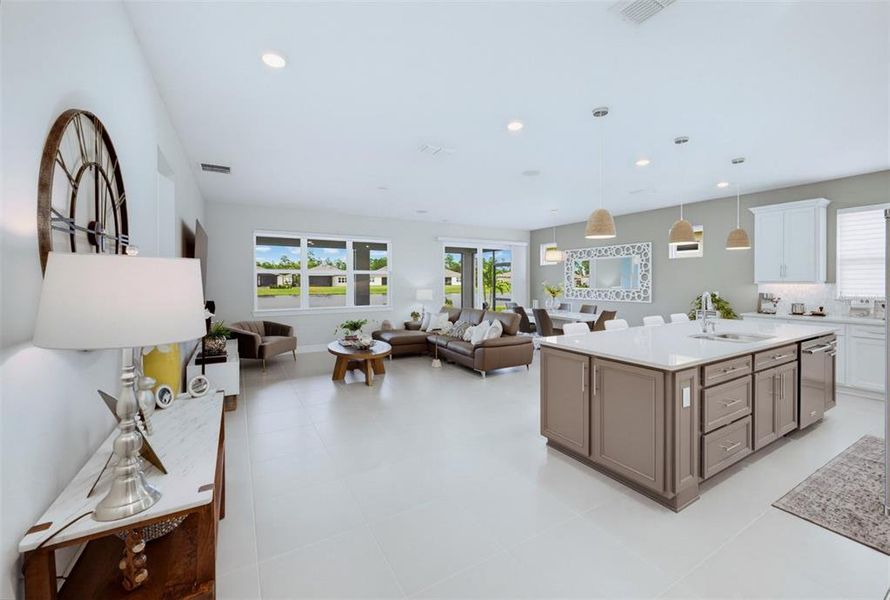 Furnished interior view inside a new home in , St. Cloud (Image 43).