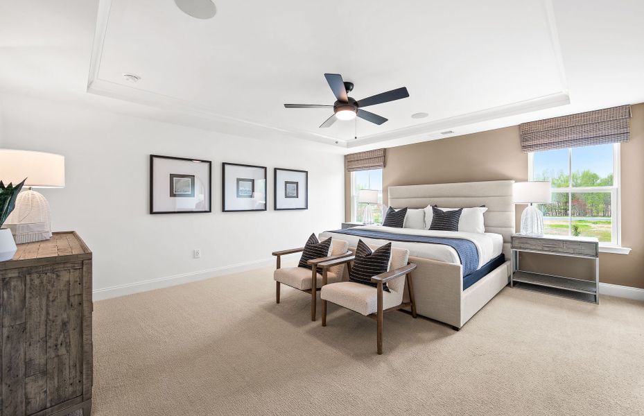Furnished interior view inside a new home in Berkeley Mill, Cumming (Image 28).