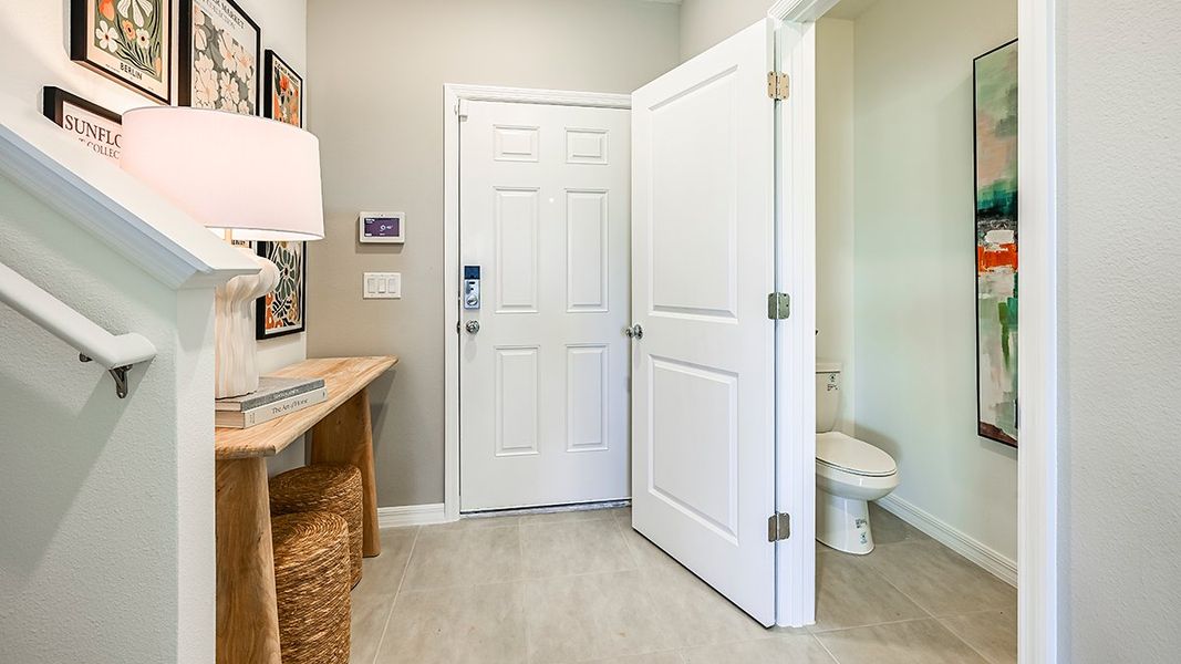Furnished interior view inside a new home in Waterstone, Groveland (Image 15).