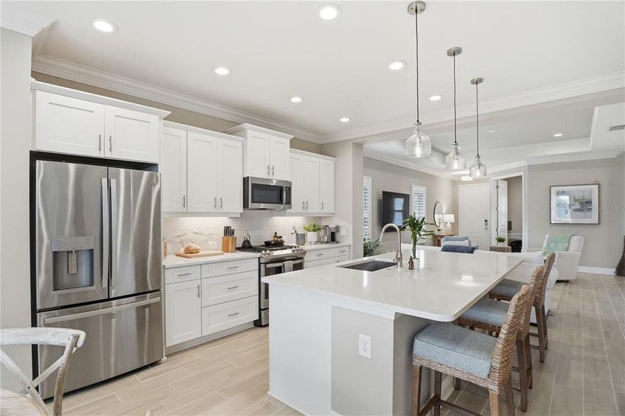 Furnished interior view inside a new home in , Sarasota (Image 8).