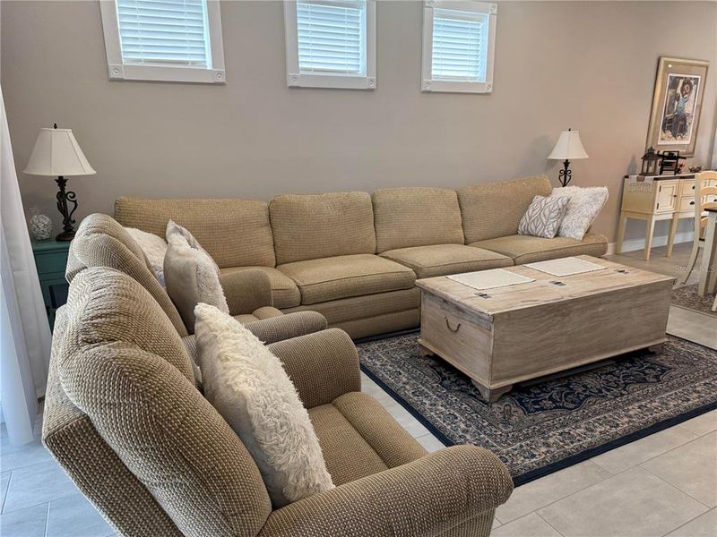 Furnished interior view inside a new home in Del Webb Sunbridge, St. Cloud (Image 8).