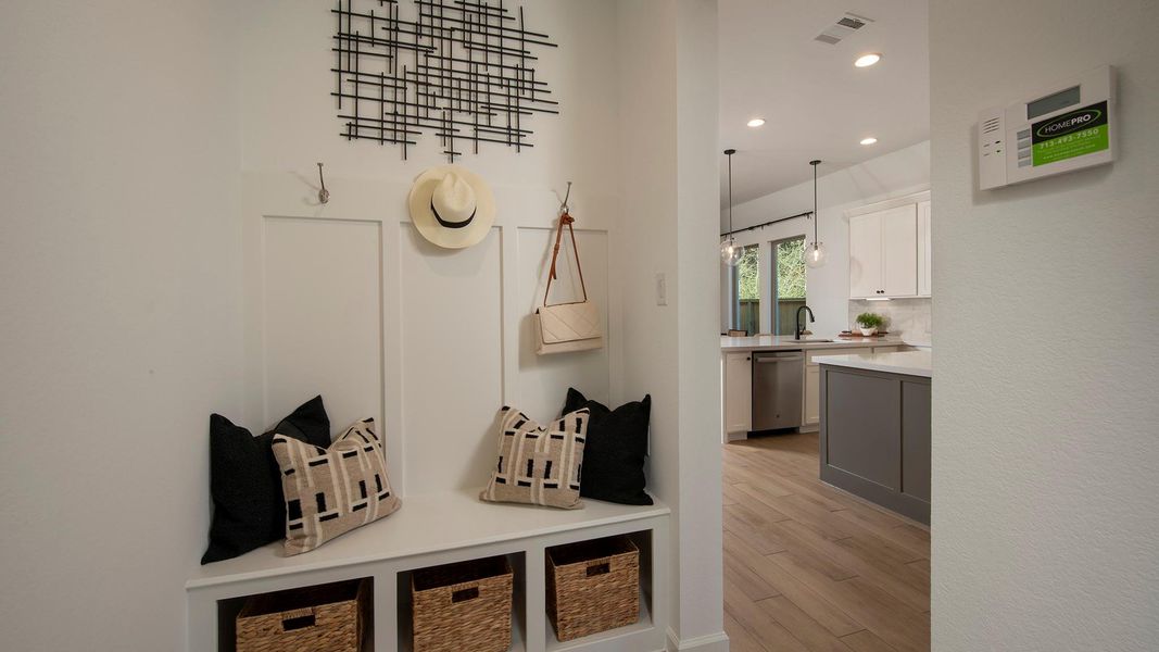 Furnished interior view inside a new home in The Groves 45', Humble (Image 4).