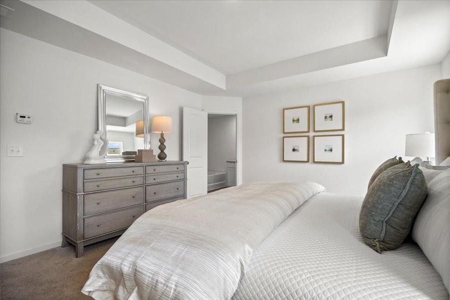 Furnished interior view inside a new home in Old Salem Crossing, Conyers (Image 6).