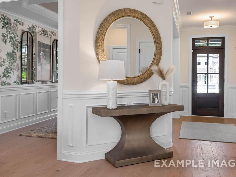Furnished interior view inside a new home in Laneridge Estates, Raleigh (Image 10).