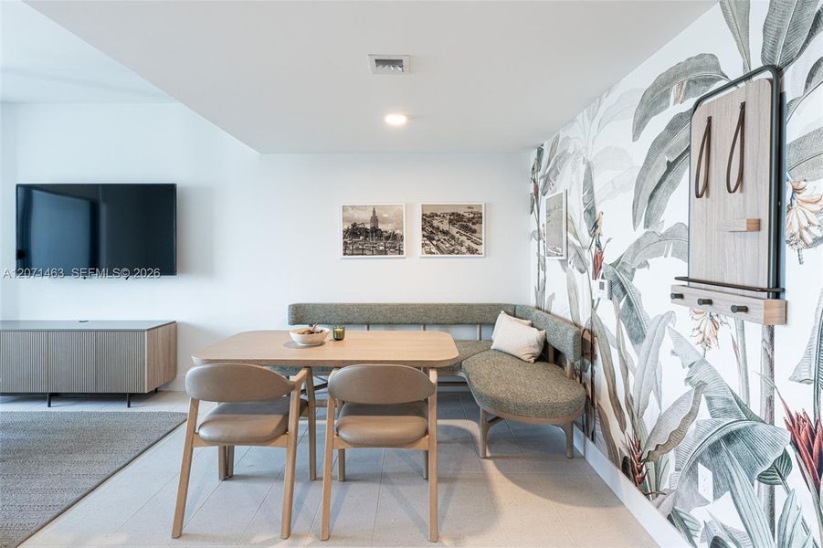 Furnished interior view inside a new home in , Miami (Image 4).