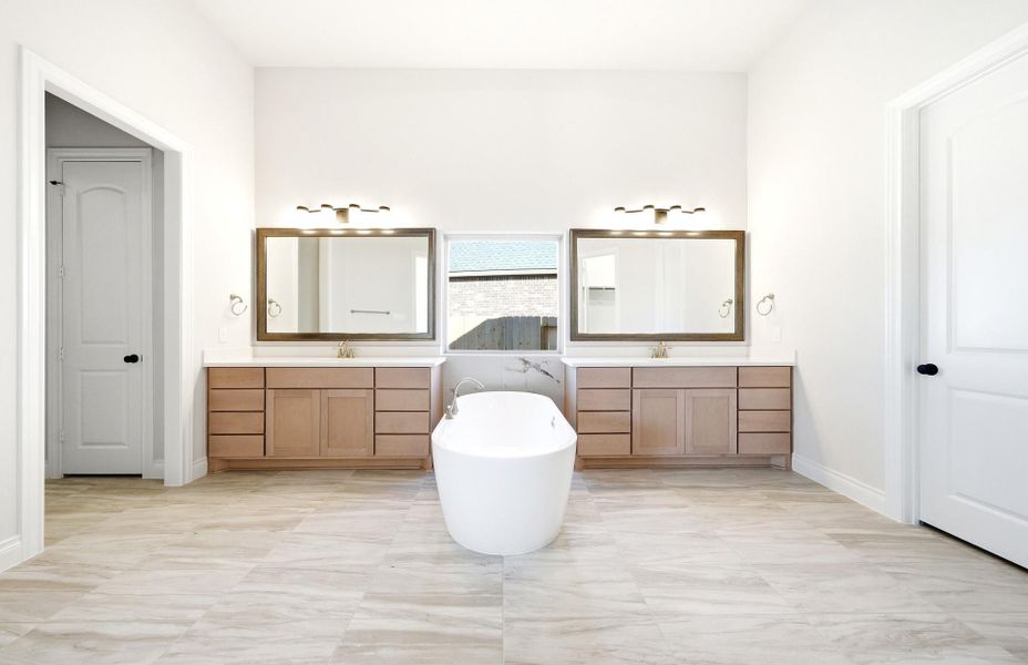 Furnished interior view inside a new home in Artavia 70′, Conroe (Image 15).