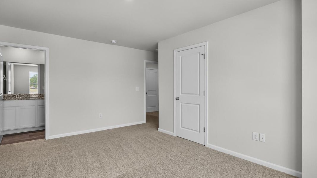 Spacious, unfurnished interior of a new home in Townes at Seabrooke, Leland (Image 22).