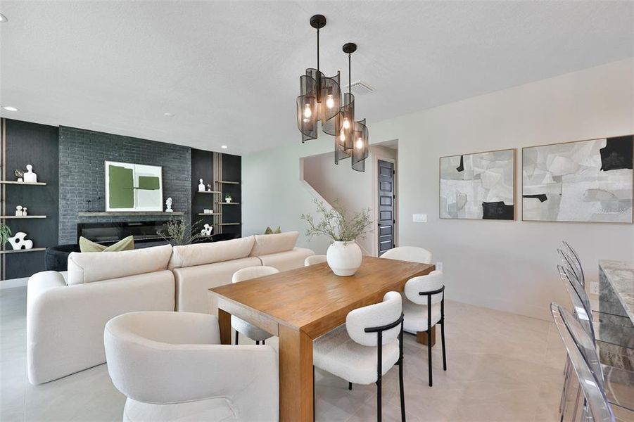 Furnished interior view inside a new home in , Tampa (Image 10).
