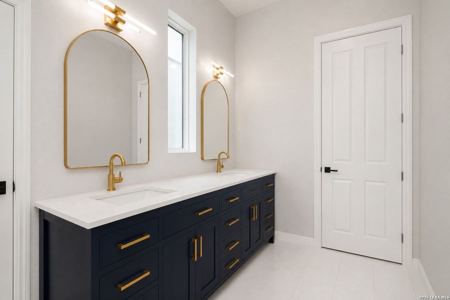 Furnished interior view inside a new home in , San Antonio (Image 6).