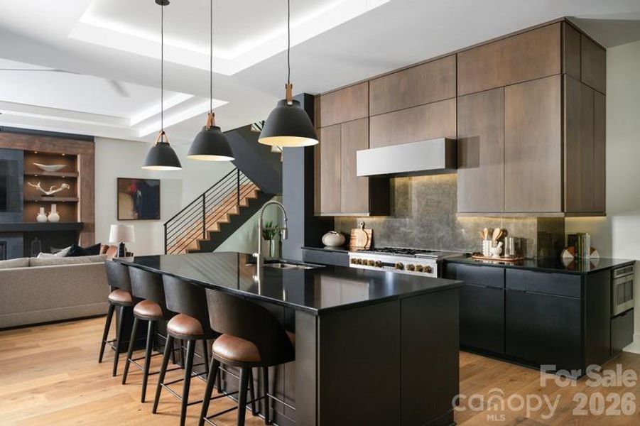 Furnished interior view inside a new home in , Belmont (Image 18).