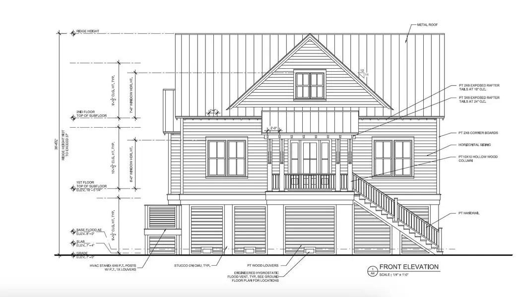 Exterior rendering of this home design in , Johns Island, SC (Image 3). Exterior rendering of this home design in , Johns Island, SC (Image 3).