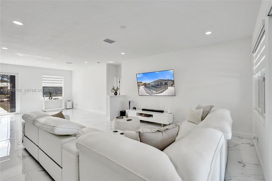 Furnished interior view inside a new home in , Loxahatchee (Image 55).