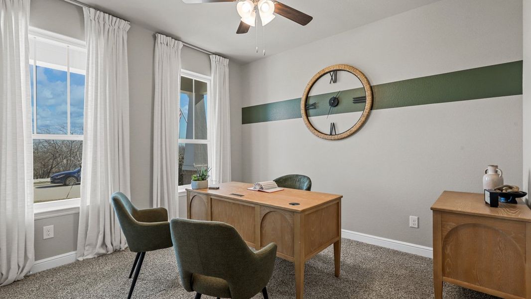 Furnished interior view inside a new home in Treeline, Justin (Image 30).