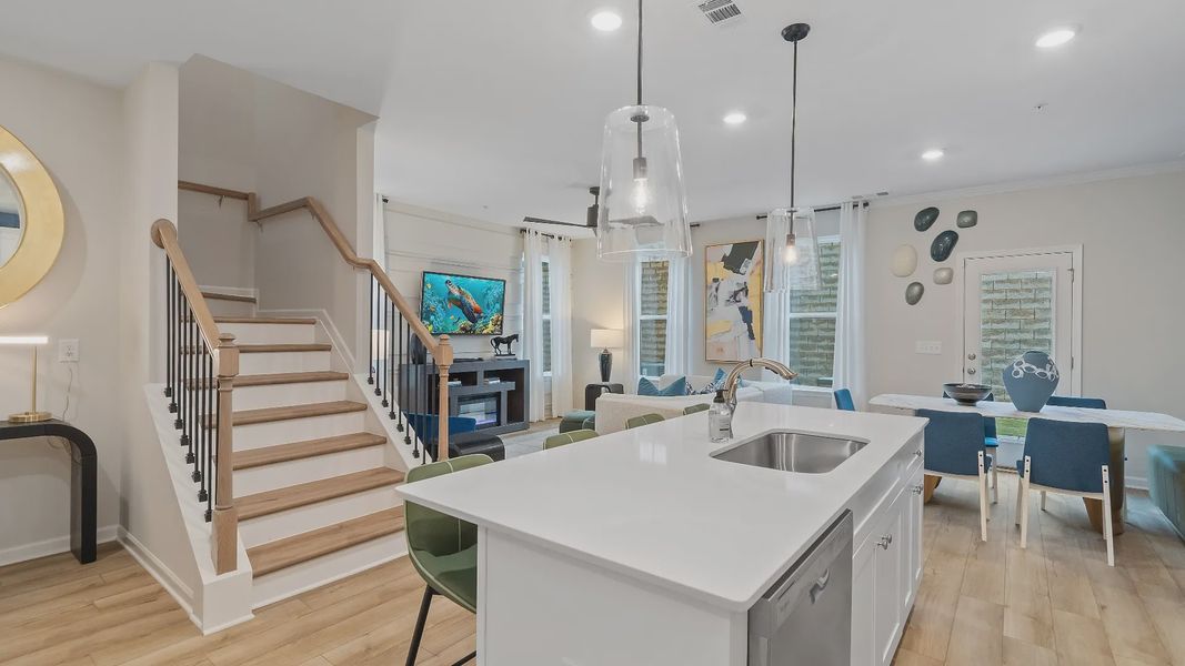 Furnished interior view inside a new home in Auburn Ridge, Riverdale (Image 13). Furnished interior view inside a new home in Auburn Ridge, Riverdale (Image 13).