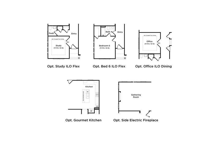 2D floor plan layout of this home in Bowers Farm, McDonough, GA (Image 24).