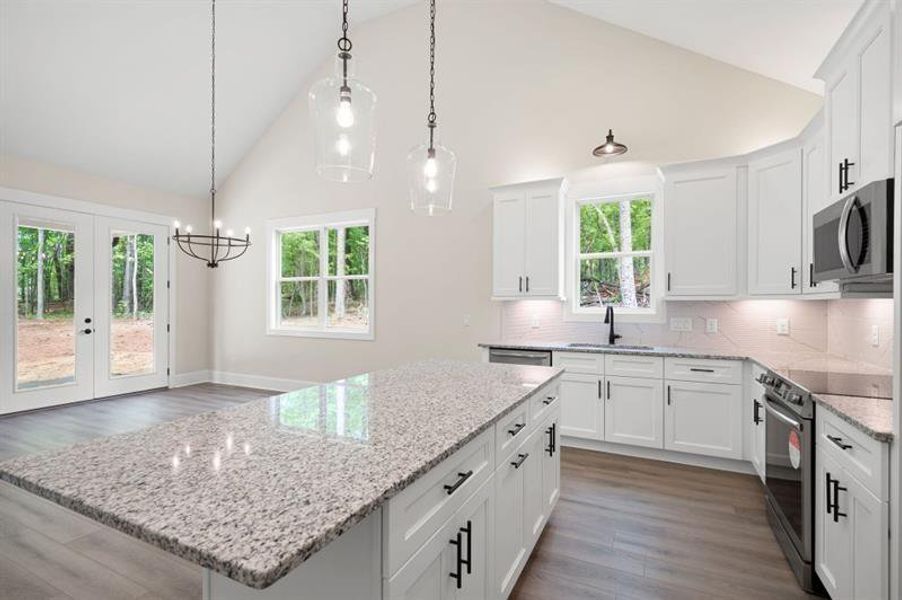Furnished interior view inside a new home in , Dallas (Image 11).