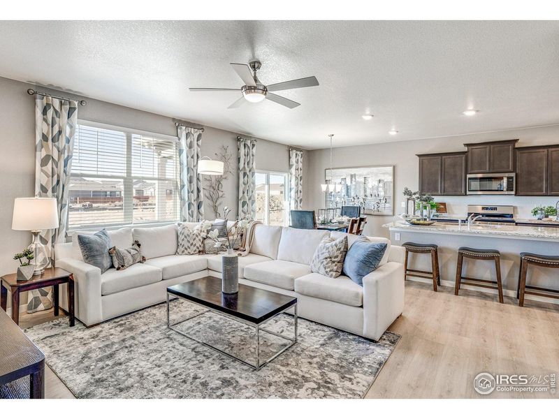 Furnished interior view inside a new home in Tailholt, Severance (Image 12).