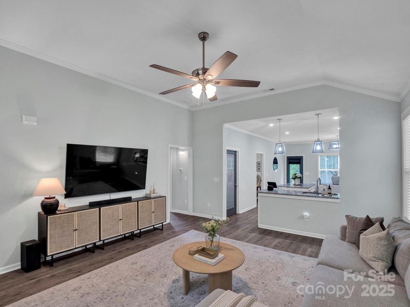 Furnished interior view inside a new home in , Stanley (Image 9).