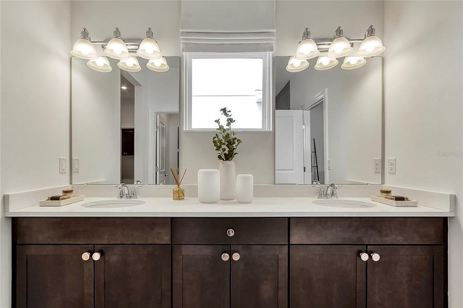 Furnished interior view inside a new home in Prairie Oaks, St. Cloud (Image 10).