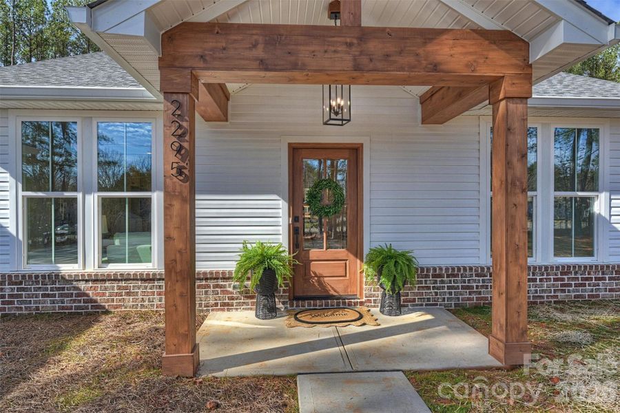 Exterior details and patio area of a home in , Lincolnton (Image 27).