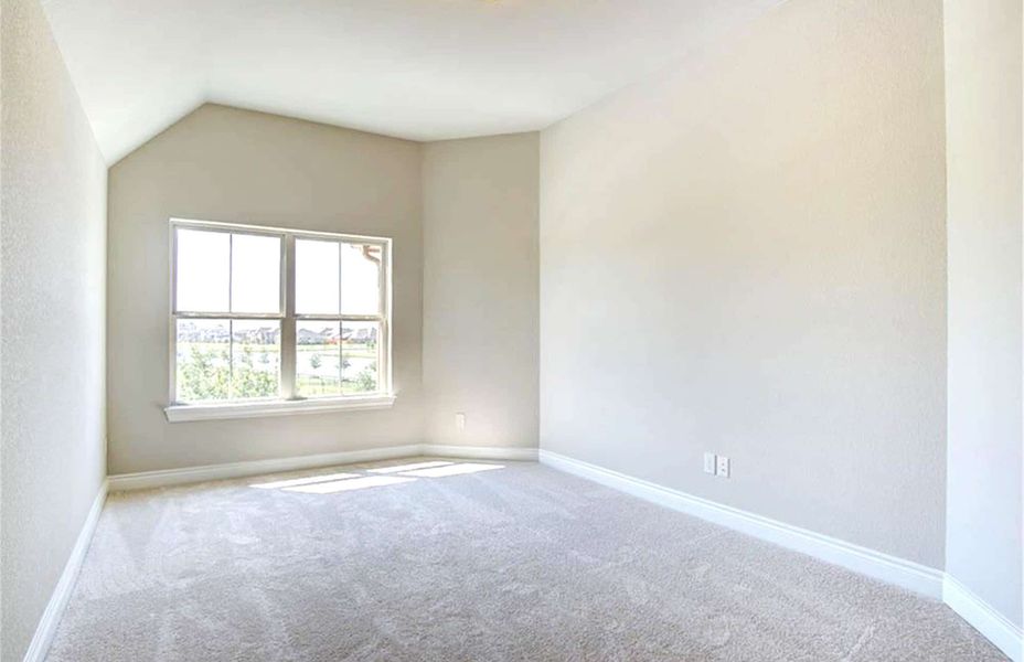 Representative unfurnished interior of a home built from the 4198 by Ravenna Homes in The Woodlands Hills 65′, Willis (Image 29).