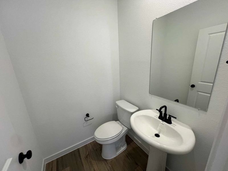 Powder Bathroom Construction Progress