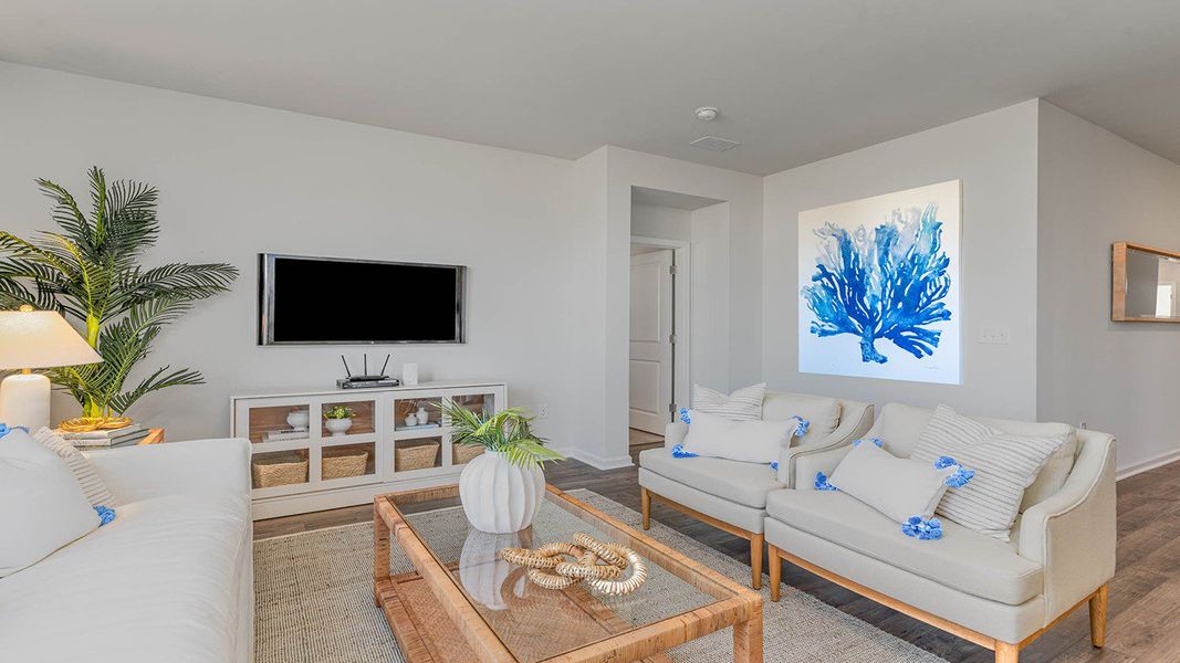 Representative furnished interior of a home built from the CALI by D.R. Horton in Harper Meadows, Loris (Image 7).