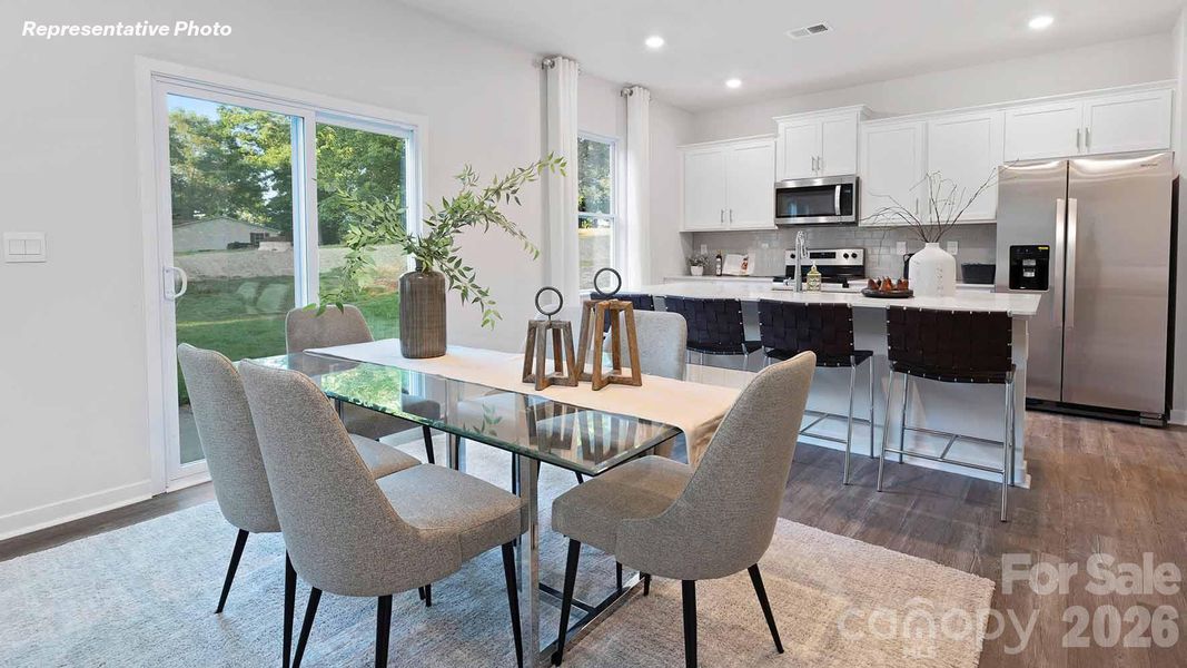 Furnished interior view inside a new home in Brinkley Ridge, Kings Mountain (Image 3).