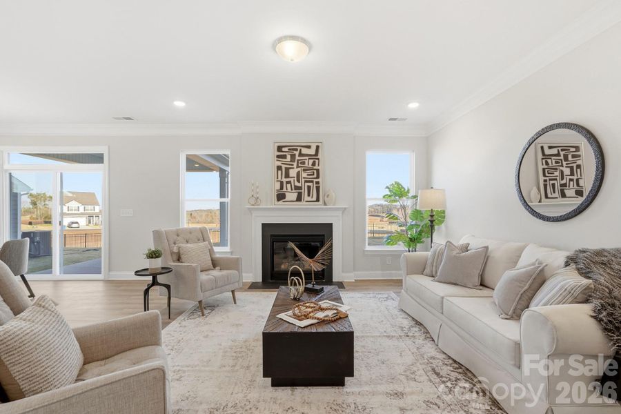Furnished interior view inside a new home in The Meadows at Laurelbrook, Sherrills Ford (Image 8).