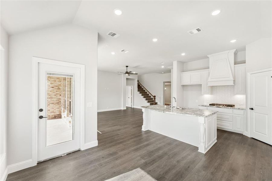 Furnished interior view inside a new home in Maplewood, Glenn Heights (Image 7). Furnished interior view inside a new home in Maplewood, Glenn Heights (Image 7).