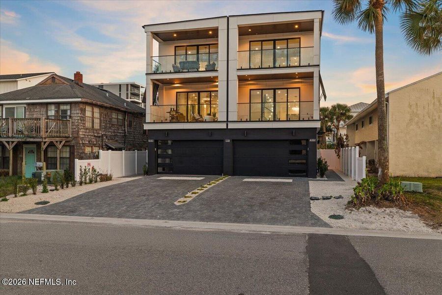 Front exterior of a new home in , Jacksonville Beach, FL, highlighting curb appeal (Image 39).