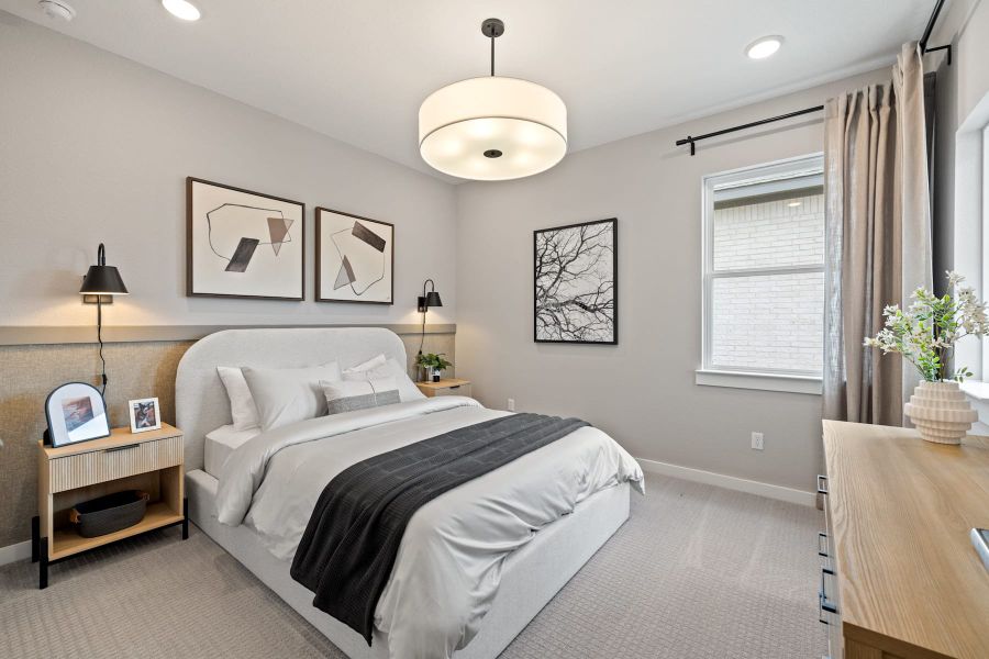 Furnished interior view inside a new home in Lagos Reserve, Manor (Image 30).