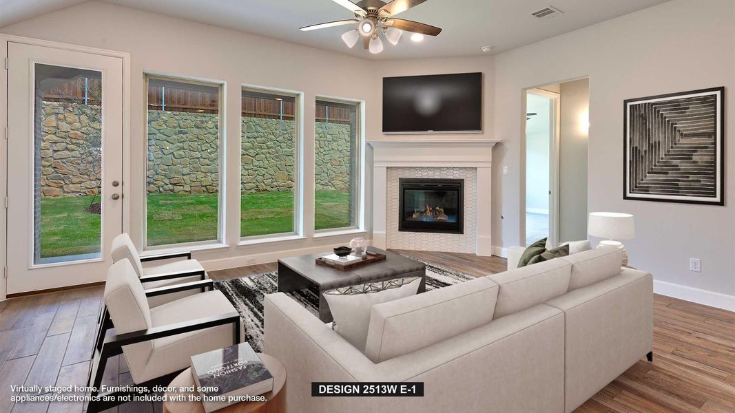 Furnished interior view inside a new home in Flora, Hutto (Image 3).