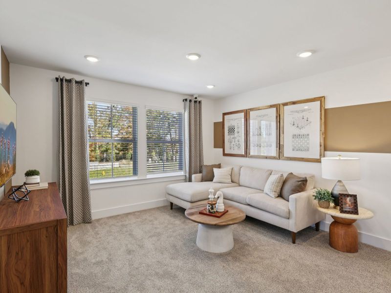 Furnished interior view inside a new home in Mission Hills, La Vergne (Image 8).